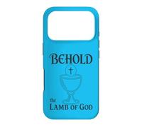 Eucharistie catholique Voici l'agneau de Dieu Communion Coque pour iPhone 17 Pro