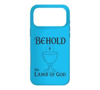 Eucharistie catholique Voici l'agneau de Dieu Communion Coque pour iPhone 17 Pro Max