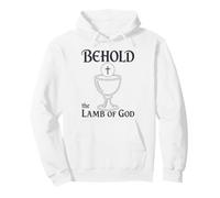 Eucharistie catholique Voici l'agneau de Dieu Communion Sweat à Capuche