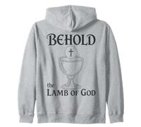 Eucharistie catholique Voici l'agneau de Dieu Communion Sweat à Capuche
