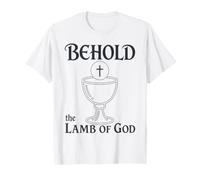 Eucharistie catholique Voici l'agneau de Dieu Communion T-Shirt