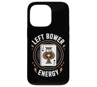 Euchre Left Bower Energy Soiree Carte Joueurs Amis Coque pour iPhone 13 Pro