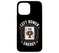 Euchre Left Bower Energy Soiree Carte Joueurs Amis Coque pour iPhone 13 Pro Max