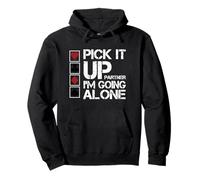 Euchre Partner Pick It Up I'm Going Alone Sweat à Capuche