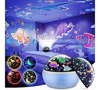 EUCOCO Cadeau Enfant 3 4 5 6 7 8 Ans, Veilleuse Dinosaure Jouet 3-8 Ans Jouet Enfant 3 4 5 6 7 8 Ans Projecteur Ciel Etoile Cadeau Garcon 3-8 Ans