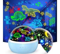 EUCOCO Jouets dinosaures pour garçons, veilleuse dinosaure pour enfants, projecteur de lumières pour bébés, jouets pour enfants de 1, 2, 3, 4, 5, 6 ans, cadeaux d'anniversaire, lumières sensorielles
