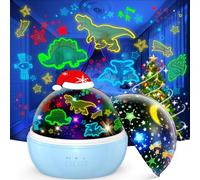 EUCOCO Jouets dinosaures pour garçons, veilleuse dinosaure pour garçons de 2 à 12 ans, cadeaux pour garçons de 1, 2, 3, 4, 5, 6 ans, jouets pour garçons de 2 à 7 ans, cadeaux sensoriels pour enfants