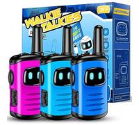 EUCOCO Talkie Walkie Enfants 3 Pièces, Jouet 3-10 Ans Garçon Fille, Cadeau Anniversaire, Jeux Extérieur 3 4 5 6 7 8 Ans