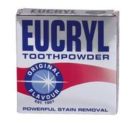 Eucryl Original Flavour - Poudre de blanchiment des dents, détachant puissant, pour taches de tabac, thé, café et vin, action de polissage unique, 1 x 50 g