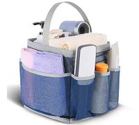 EUDELE Panier de douche portable en maille pour dortoir universitaire avec 8 poches de grande capacité pour la plage, la natation, la gym, les voyages