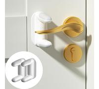 EUDEMON Mise à jour de la serrure à levier de porte de sécurité pour bébé, serrure de poignée de porte pour enfants et animaux domestiques