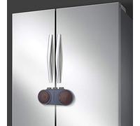 EUDEMON Serrure de porte de réfrigérateur de sécurité enfant pour réfrigérateurs, congélateurs et armoires, utilisant un adhésif 3M VHB (Bleu, 1 Pièces)