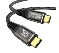 EUDOBEL Cable C 3.2 Gen2×2 20Gbps Charge Rapide 240W, Vidéo 4K@60Hz Compatible avec Laptop, Mobiltelefon, Monitor, Switch, Kameras, USB-C-Geräte (0,5M)