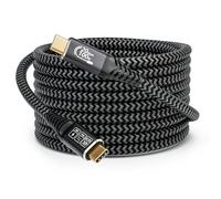 EUDOBEL Câble USB C 3.2 Gen2×2 5m, Transfert Données 20Gbps, 100W 20V/5A, 4K@60Hz Pour Thunderbolt 4/3, iPhone15/Pro/Pro Max, Samsung Galaxy, MacBook/Pro