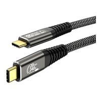 EUDOBEL USB C 3.2 Gen 2×2 Cabel 3M,USB C vers USB C Câble Charge Rapide 240W 48V/5A,Data Sync 20Gbps,Câble USB C Vidéo 4K@60Hz Compatible avec iPhone15/Pro/Plus,Galaxy Samsung S24/S24 Ultra/S23/S22