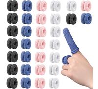 Euduq Bandage pour doigts, 32 pièces de bandage pour doigts, protection des doigts, attelle pour doigts, doigtiers, bandage pour les extrémités des doigts pour la protection des doigts en cas de