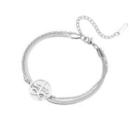 EUEAVAN Boucles d'oreilles Leviathan Cross Sigil of Lucifer Sceau démoniaque de Satan Occulte Lucifer Satanique Baphomet Talisman Gothique Religieux Église Bijoux Cadeau (argent superposé 2)