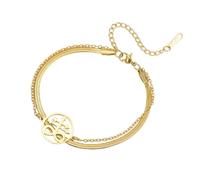 EUEAVAN Boucles d'oreilles Leviathan Cross Sigil of Lucifer Sceau démoniaque de Satan Occulte Lucifer Satanique Baphomet Talisman Gothique Religieux Église Bijoux Cadeau (or superposé 2)