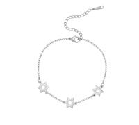 EUEAVAN Bracelet étoile de David hexagramme juif fait maison bracelet cordon rouge hébreu amulette kabbale bénédiction religieuse Israël Hanoukka cadeau pour femme, Réglable, Acier inoxydable, Pas de