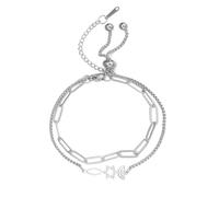 EUEAVAN Bracelet messianique pour femmes Étoile de David Poisson de Jésus Bracelet Menorah Croix de Jérusalem Amulette religieuse juive Bijoux de Hanoukka Cadeau Symbole de prière (Argent 2)