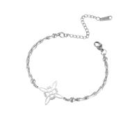 EUEAVAN Bracelet nœud de sorcière Bracelet de cheville nœud celtique triple déesse Nudo De Bruja Triquetra porte-bonheur Trinité Amulette Wiccan Bijoux Cadeaux irlandais (nœud de sorcière 1 argent)