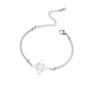 EUEAVAN Bracelet nœud de sorcière Bracelet de cheville nœud celtique triple déesse Nudo De Bruja Triquetra porte-bonheur Trinité Amulette Wiccan Bijoux Cadeaux irlandais (nœud de sorcière 1 argent 2)