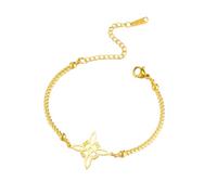 EUEAVAN Bracelet nœud de sorcière Bracelet de cheville nœud celtique triple déesse Nudo De Bruja Triquetra porte-bonheur Trinité Amulette Wiccan Bijoux Cadeaux irlandais (nœud de sorcière 1 or 2)