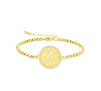 EUEAVAN Bracelet Shema Israël Bracelet de prière hébraïque Hear O' Israel Bracelet Sh'ma Shema Yisrael Pendentif Kabbale Judaïque Bijoux Bible Bénédiction Cadeau Femme (or 3)