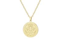 EUEAVAN Collier avec pendentif en forme de croix de la déesse égyptienne Isis - Pendentif e vie - Œil d'Horus - Bijou religieux - Cadeau pour homme et femme, Moyen, Acier inoxydable, Pas de