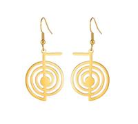 EUEAVAN Collier symbole Reiki Cho Ku Rei, symbole d'énergie Cho Ku Rei, amulette de guérison, pendentif Reiki pour femme - Collier de géométrie sacrée - Collier de yoga - Bijou de méditation en