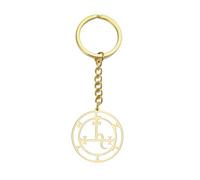EUEAVAN Lilith Porte-clés Sigil de la déesse Lilith Phase de Lune Porte-clés Witch Païen Hécate Mythologie Amulette Bijoux Cadeaux de sorcière, Lilith Gold, Medium