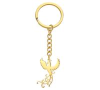 EUEAVAN Porte-clés Phoenix Oiseau phénix renaissant de ses cendres Bijoux animaux mythologiques Cadeau pour un nouveau départ Accessoires pour sac à main (Or 2)