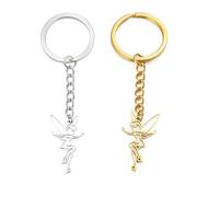 EUEAVAN Princesse Wendy Clochette Porte-clés Fée Pixie Ange Danseuse Tendance Ballet Porte-clés Bijoux Conte de Fée Citation Femmes, Medium