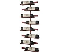 EUEIQCBZ Rack de vin Mural, casier à vin Mural pour Mur pour 4/6/8/10 Resen à vin Mural, casier à vin pour Cuisine, Salle à Manger, Bar, Garde-Manger, Cave