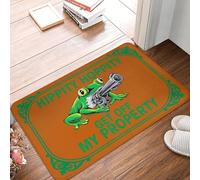 EUEKQOIB Hippity Hoppity Sors de ma propriété Porte d'entrée de Sol Entrée Cuisine intérieure Salle de Bain Paillasson Balcon