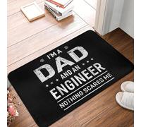 EUEKQOIB Je suis Un Papa et Un ingénieur d'entrée de Porte d'entrée de Cuisine de Salle de Bain de Balcon