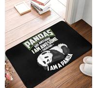 EUEKQOIB Les Pandas sont géniaux Je suis Un Panda paillasson antidérapant de Sol de Cuisine entrée Maison Salle de Bain Repose-Pieds