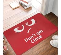 EUEKQOIB Paillasson antidérapant avec Motif de Dessin animé « Ne Vous approchez Pas » pour Cuisine Salle de Bain Chambre à Coucher Balcon Porte d'entrée