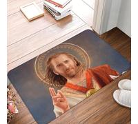 EUEKQOIB Paillasson antidérapant Motif Cage de Saint Nicolas Amusant pour Salle de Bain Cuisine Salon