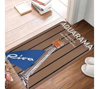 EUEKQOIB Paillasson antidérapant Riva Aquarama Cannes Saint Tropez Riviera Yacht Monaco Venise de Sol Entrée Maison Salle de Bain de Sol