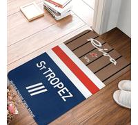 EUEKQOIB Saint Tropez Riva Aquarama Italie Bateau à Moteur Yachting Riviera Cannes Monaco Paillasson antidérapant de Sol Maison Balcon Coussin de Pied