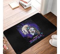 EUEKQOIB Terrifier 2 Little Pale Girl Art The Clown Alternative Horror Movie Poster Paillasson antidérapant de Sol Maison Chambre de Pied