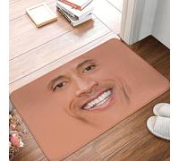 EUEKQOIB The Rock Dwayne Meme Porte Sol Salle de Bain Cuisine Antidérapant Extérieur Paillasson Salon Entrée