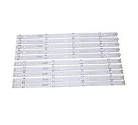 EUETVEXERK 10 pièces/ensemble LED rétro-éclairage Stip Compatible for LG 55UJ630V 55UJ6300 55UJ63_UHD_A 55UJ63_UHD_B 55LJ55_FHD_A 55LJ55_FHD_B Bande lumineuse TV