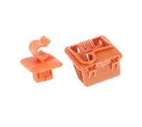 EUETVEXERK 1U0823570A 1 ensemble de clips support tige capot voiture for Skoda Octavia A5 Mk2 2004 2005 2006 2007 2008 2009 Boucle en plastique pour automobile