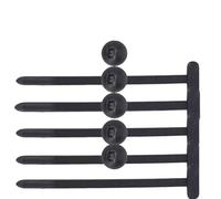 EUETVEXERK Attache-câble universelle en nylon autobloquante, sangle de fixation plastique, attache-câble, accessoires automobiles Boucle en plastique pour automobile(5pcs)