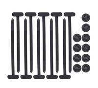 EUETVEXERK Attache-câble universelle en nylon autobloquante, sangle de fixation plastique, attache-câble, accessoires automobiles Boucle en plastique pour automobile(10pcs)