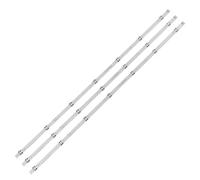 EUETVEXERK Bande de rétroéclairage LED, 3 pièces, 7LED, 830mm, Compatible for LG 43UK6300PLB 43UJ634V 43LJ61_FHD_L LC43490059A Innotek 17Y 43inch_A AGF79078001 Bande lumineuse TV