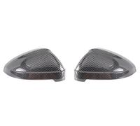 EUETVEXERK Boîtiers de rétroviseurs latéraux de rechange en carbone noir for Audi A4 B9 8W S4 RS4 A5 S5 RS5 2017-2023 Rétroviseur automobile(Carbon Pattern-2pcs)