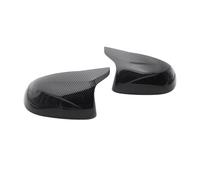 EUETVEXERK Coque de protection de rétroviseur en fibre de carbone for BMW F25 X3 F26 X4 F15 X5, F16 X6 2014-2018 Rétroviseur automobile(1 set Carbon pattern)